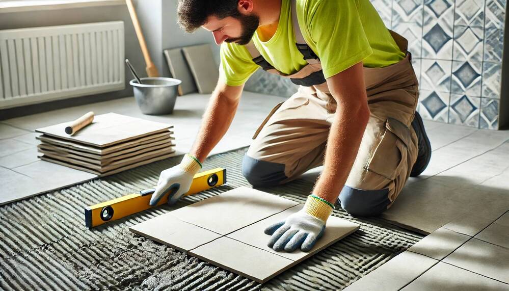 pegar azulejos ejemplo