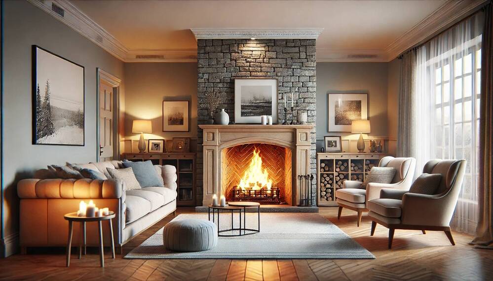 hollin chimenea salon