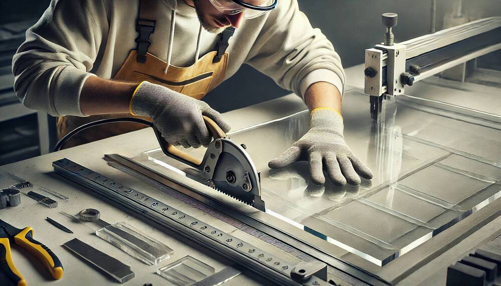 cortar metacrilato ejemplo