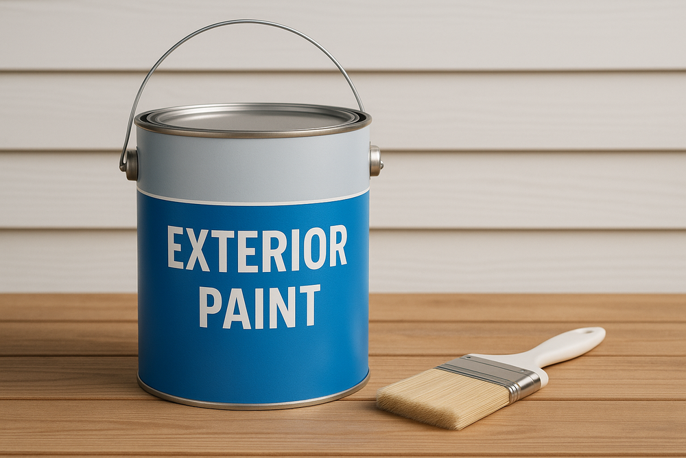 pintura para exteriores