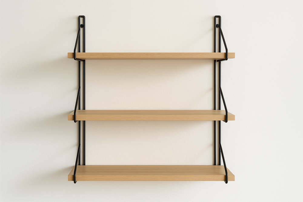 colgar estantería sin tornillos