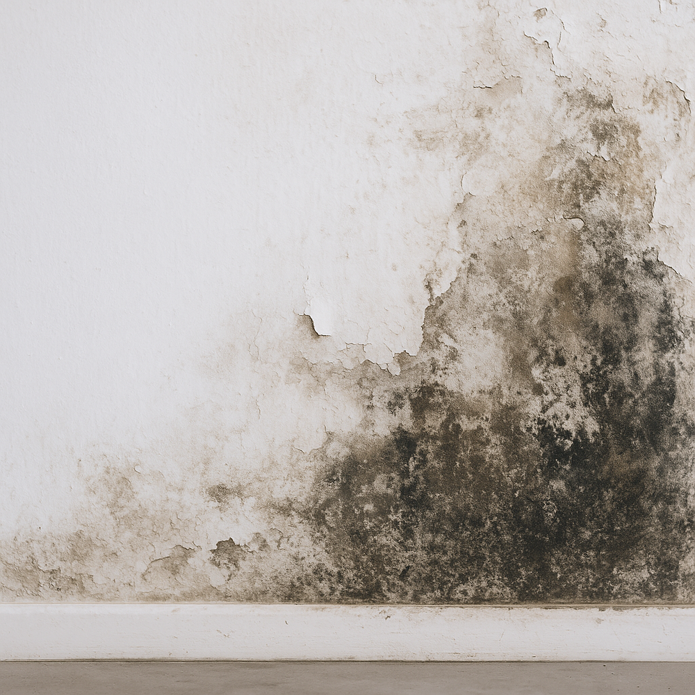 reparar pared con humedad ejemplo