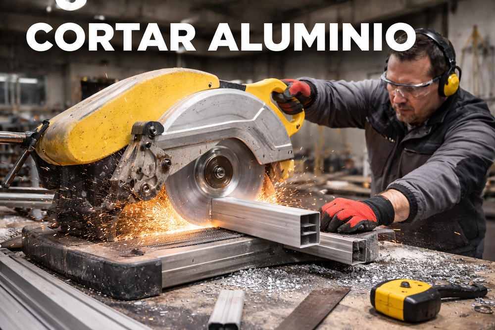 herramienta cortar aluminio