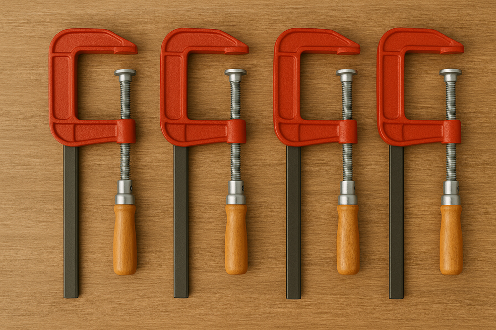 sargentos de carpintero ejemplo