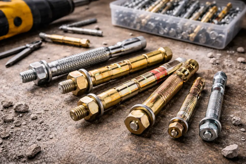 Anclajes de fijación ejemplo