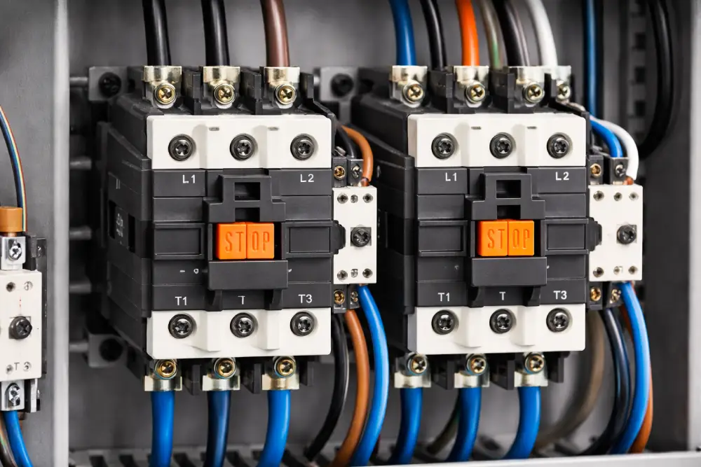 contactores eléctricos trifásicos ejemplo